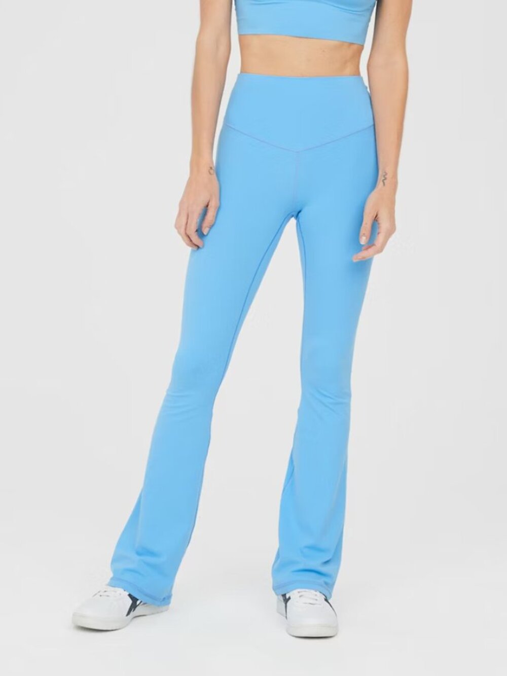 Aerie Offline Women Leggings Sz XL‎ Long Blue Real Me Extra Bootcut High Rise